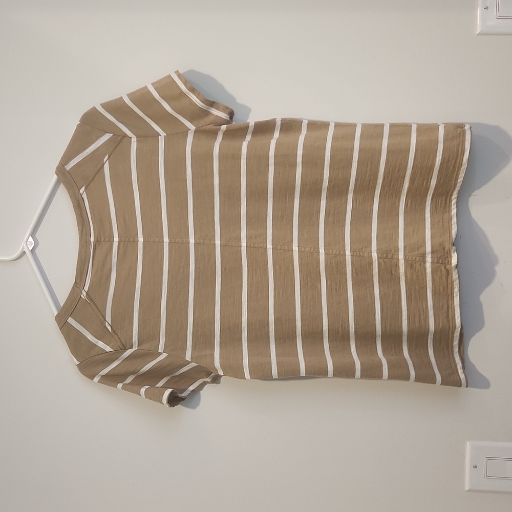 Banana Republic Striped Cozy Slub Tee - Picture 2 of 3